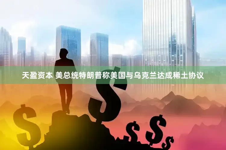 天盈资本 美总统特朗普称美国与乌克兰达成稀土协议