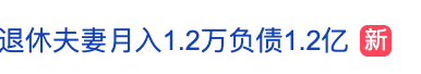 利鸿网 冲上热搜！月入1.2万元负债1.2亿元 深圳一对退休夫妻申请破产 法院：立案审查